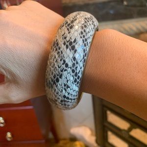 Vintage snake skin bracelet